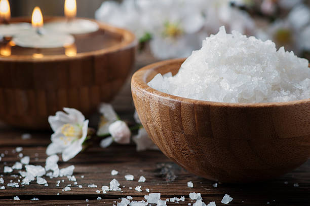 istock SPA treatment with salt, almond and candles 512404586