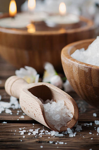 istock SPA treatment with salt, almond and candles 512404656