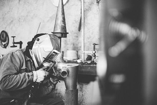 istock Metal Worker Welding in factory 512406518
