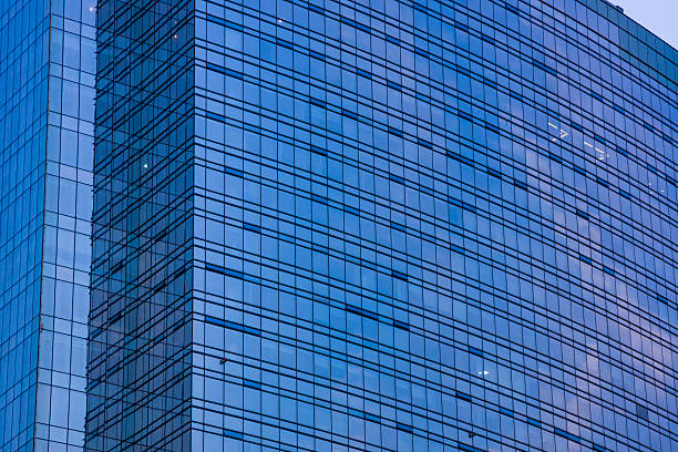 istock Close up of glass building 512406690