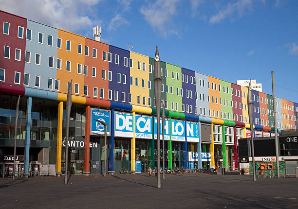 Decathlon sports shop stock photo