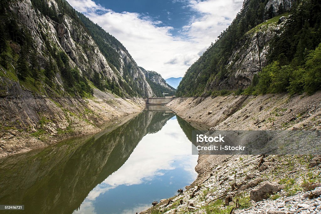 Mountains Large view at the high mountains Alps Austria Agricultural Field Stock Photo