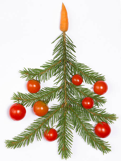 árbol de navidad creativas - medium shot fotografías e imágenes de stock