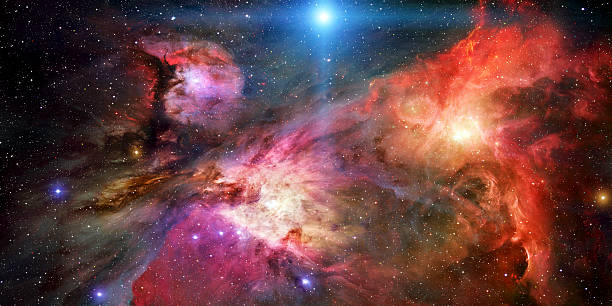 3d Render Space Nebula stock photo