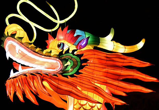 istock Chinese festival dragon lantern 512433936