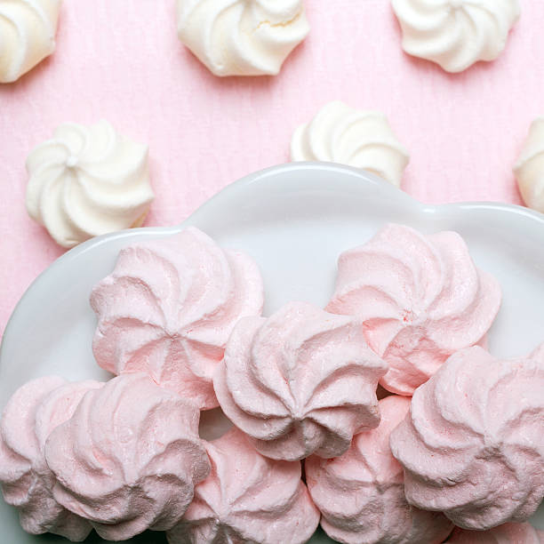 istock small spiral meringues - shallow depth of field 512435338