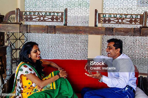 Happy Indian Couple Stock Photo - Download Image Now - Adult, Adults Only, Beautiful People