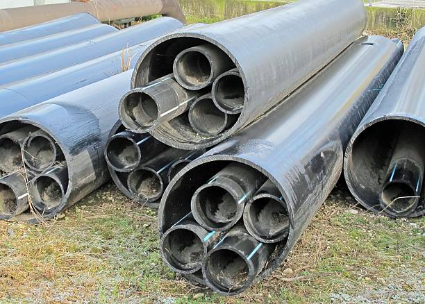 istock plastic pipes for transporting water and gas 512450827
