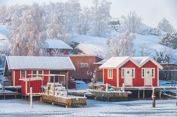 istock Idyllic Swedish winter morning 512451355