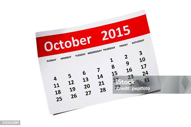 Oktober 2015 Stockfoto und mehr Bilder von 2015 - 2015, Datum, Fotografie