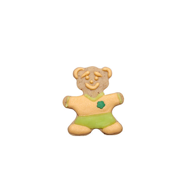 istock Homemade gingerbread cookie with colored frosting isolated on a 512453796