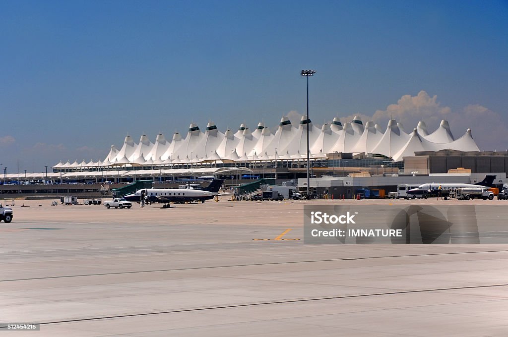 Denver airport Denver International Airport Stock Photo