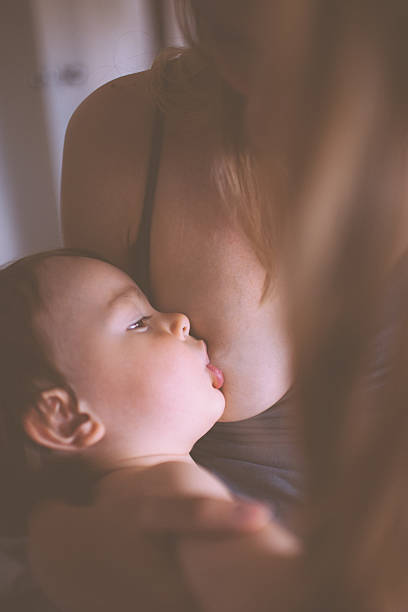 Breastfeeding stock photo