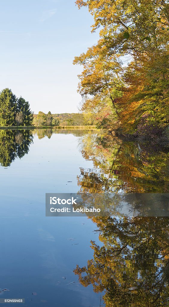 Herbst See Reflektionen - Lizenzfrei Ahorn Stock-Foto