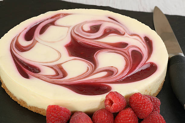 raspberry ripple cheesecake