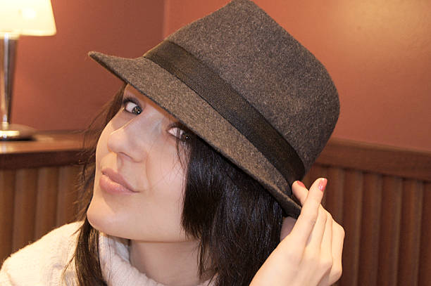 istock Beautiful woman in hat 512456701