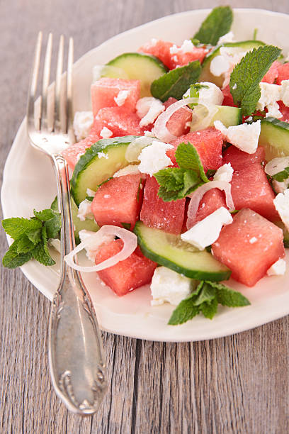 istock salad with watermelon and feta 512456945
