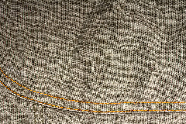 istock close up of texture of fabric with stitching 512459864