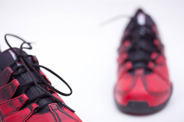 istock Red shoes on a white background 512475754