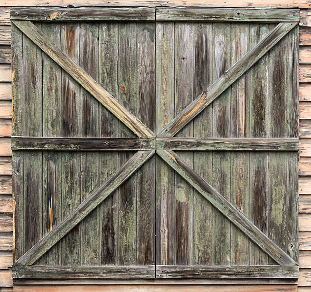 istock Shutters on Wooden Buidling 512490614