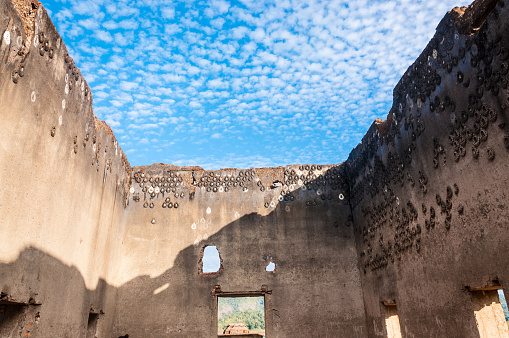 archaeological site with sky in Thailand