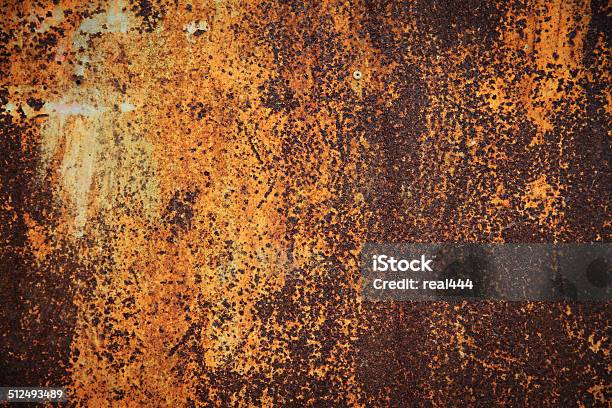 Rusty Metal Background Stock Photo - Download Image Now - Abstract, Backgrounds, Brown