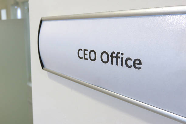 CEO office entrance sign