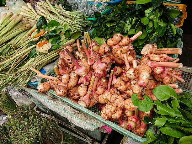 istock Fresh Tom Yam herbs and spices in a Thai Market. 512493804