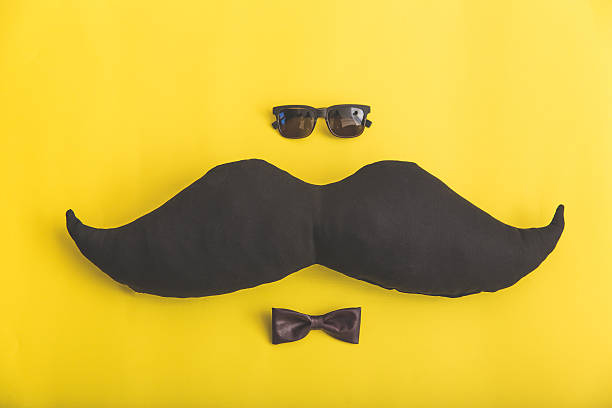 istock Funny mister on yellow beckground 512494306