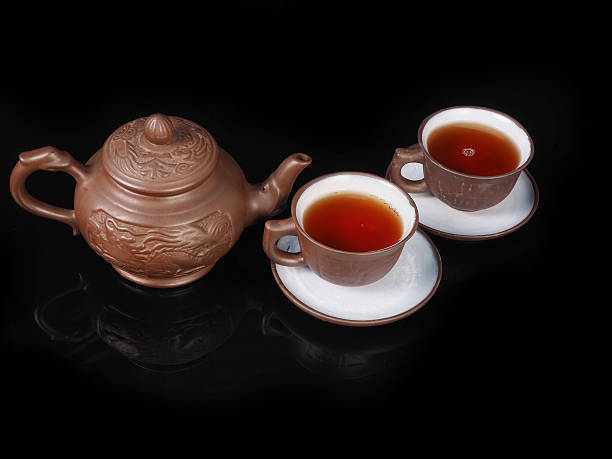 istock Clay, hand made set for the Chinese tea ceremony 512495302