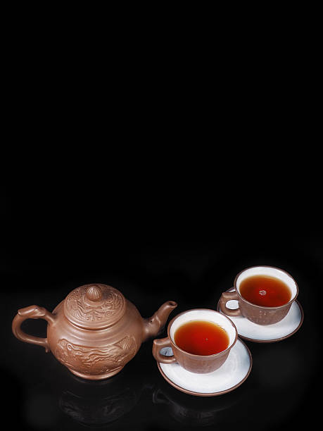 istock Clay, hand made set for the Chinese tea ceremony 512495322