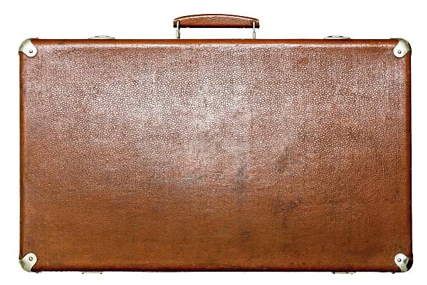 istock old suitcase of brown color on a white background 512495519
