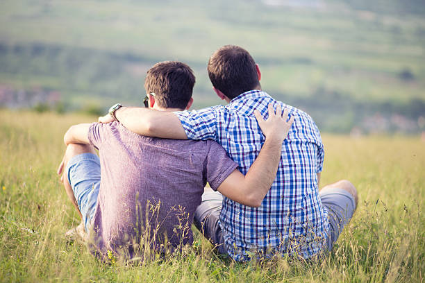 istock Gay couple enjoying summer 512498417