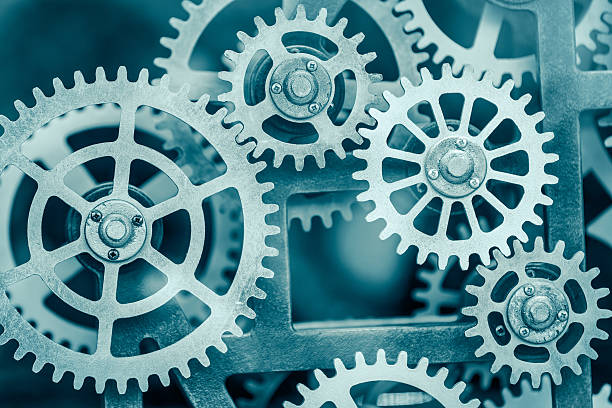 istock Industrial clock transmission gear set 512506924
