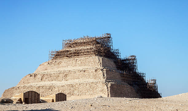 Restoration of the pyramid Djoser
