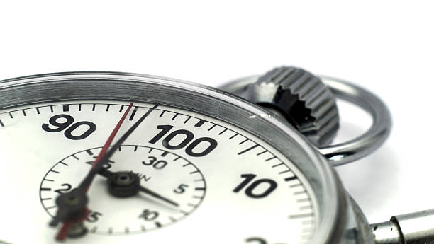 istock Close up of manual stopwatch 512518315