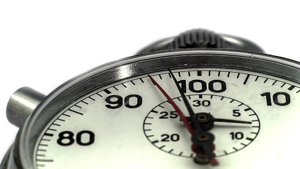istock Close up of manual stopwatch 512518325