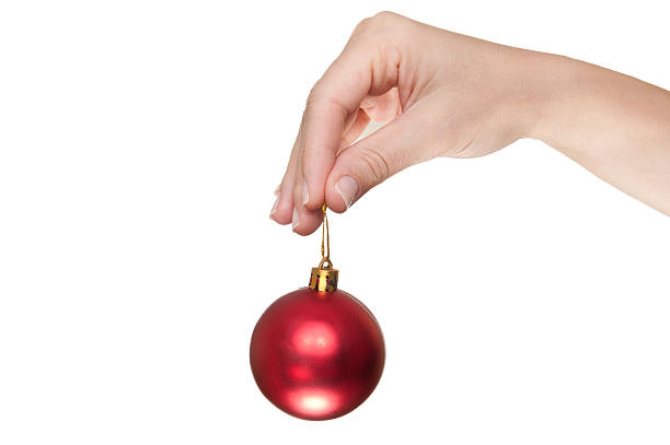istock Hand holding a christmas ball 512518993
