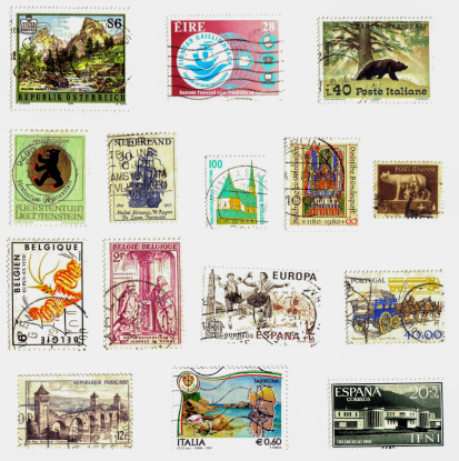 Mail postage stamp