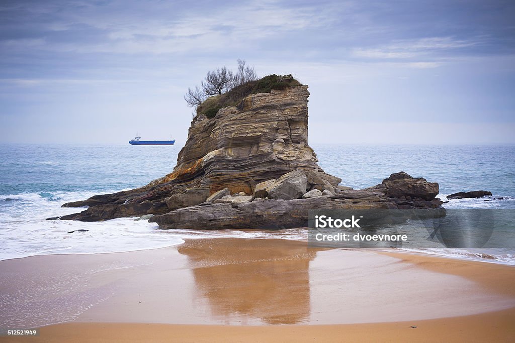 Santander, Northern Spain, El Camello beach Santander, Northern Spain, El Camello beach. Horizontal shot Beach Stock Photo