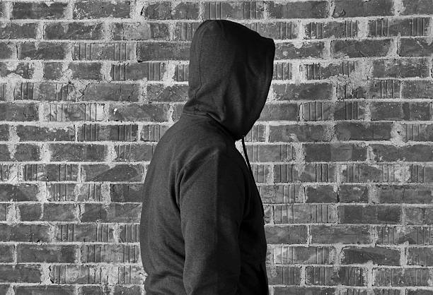 istock Stranger man ,black and white 512523153