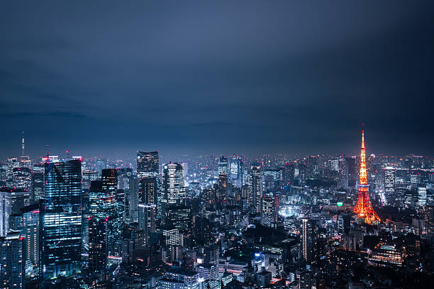 istock beautiful night scene of  tokyo skyline 512524802
