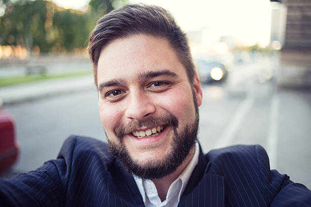 istock Business man taking selfie 512525215
