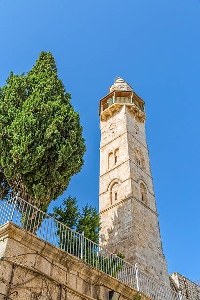 istock Omer mosque minaret in Jerusalem 512525354