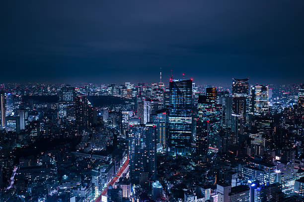 istock beautiful night scene of  tokyo skyline 512526028