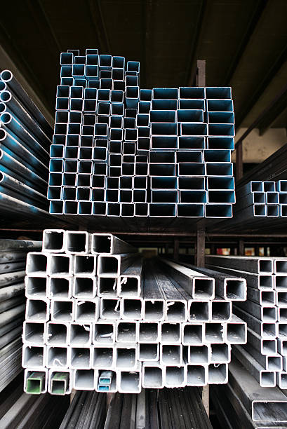 istock Steel bars and pipes 512535616