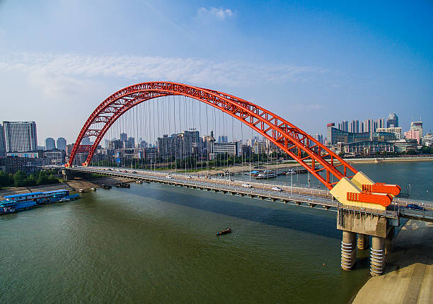 istock Qingchuan Bridge in wuhan china 512536110