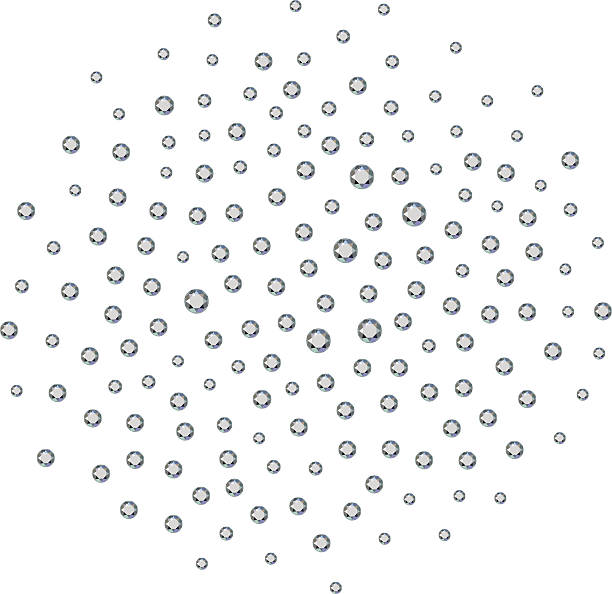Small diamonds (gems, rhinestones) scattered around isolated on Small diamonds (gems, rhinestones) scattered around isolated on white background, vector illustration rhinestone stock illustrations