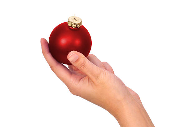 bola vermelha de natal - weihnachtskugel imagens e fotografias de stock