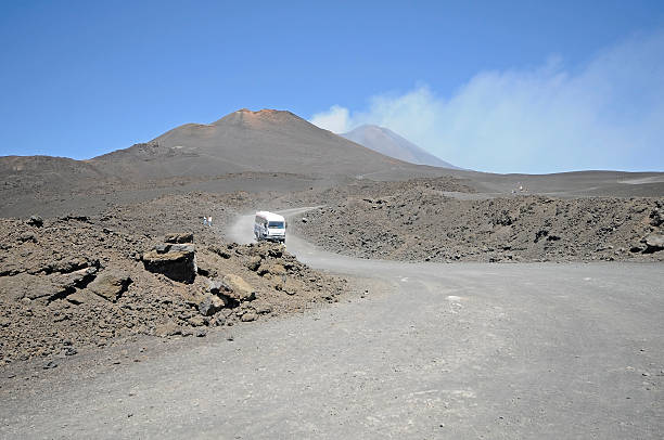 istock Road to the crater 512545773